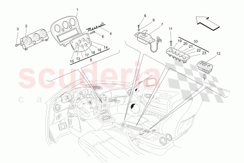 Part Diagram for Maserati 208487