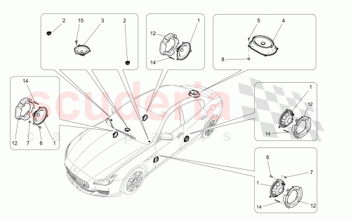 Part Diagram for Maserati 670009572