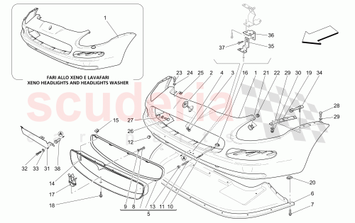 Part Diagram for Maserati 372580638