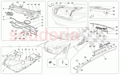 Part Diagram for Maserati 81554500