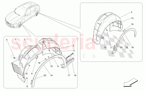 Part Diagram for Maserati 670105674