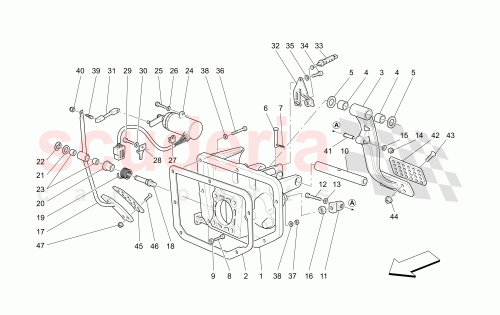 Part Diagram for Maserati 186665