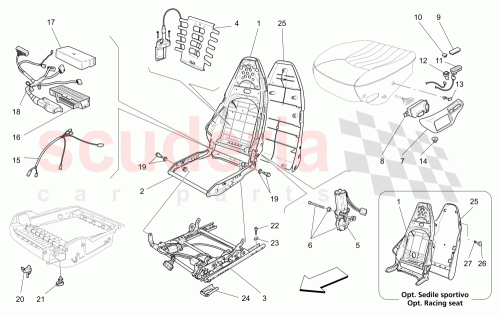 Part Diagram for Maserati 980138224