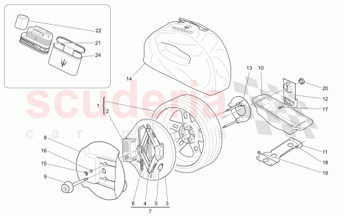 Part Diagram for Maserati 260838