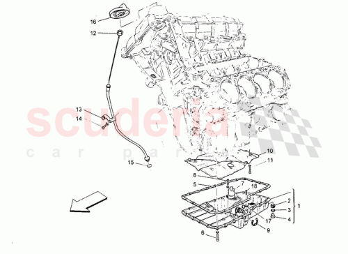 Part Diagram for Maserati 16165276