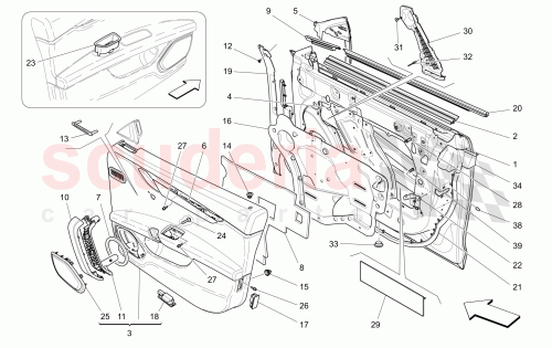 Part Diagram for Maserati 670025975
