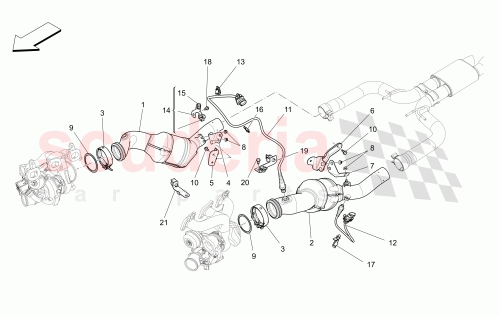 Part Diagram for Maserati 675000052