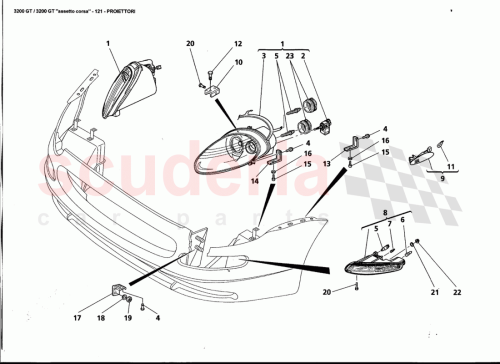 Part Diagram for Maserati 383100160