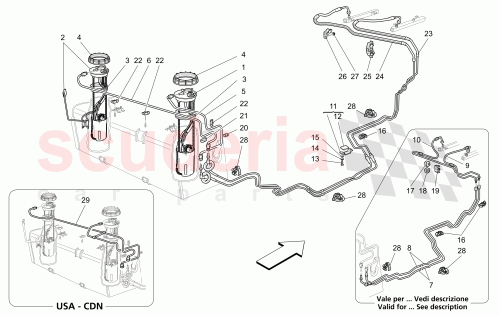 Part Diagram for Maserati 191047