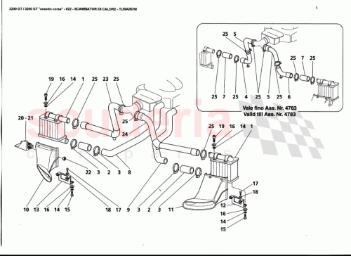 Part Diagram for Maserati 382000140