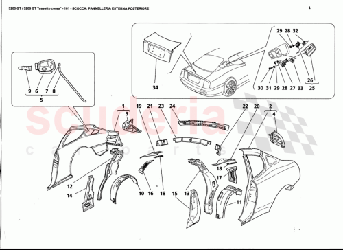 Part Diagram for Maserati 382500419