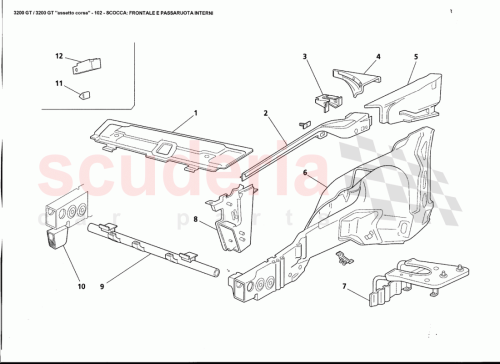 Part Diagram for Maserati 381700120