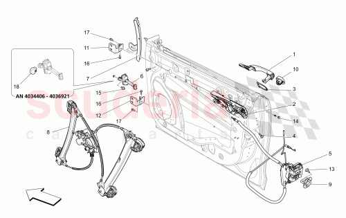 Part Diagram for Maserati 675000573