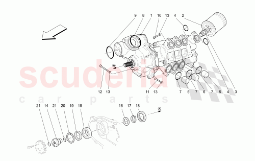 Part Diagram for Maserati 188814