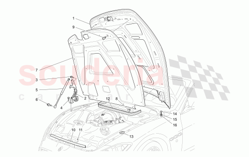 Part Diagram for Maserati 68351700