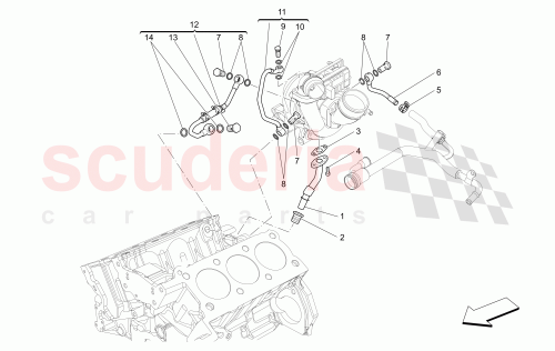 Part Diagram for Maserati 46328742