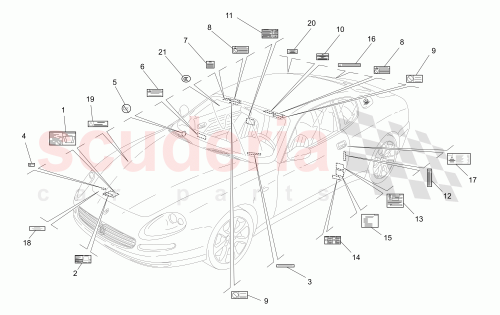Part Diagram for Maserati 216359