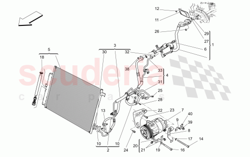 Part Diagram for Maserati 954108
