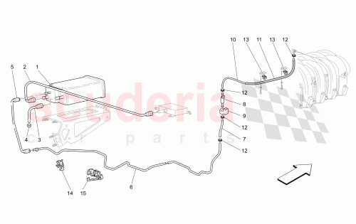 Part Diagram for Maserati 188124