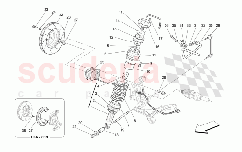 Part Diagram for Maserati 14306924