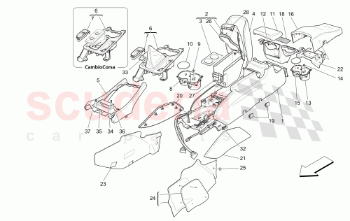 Part Diagram for Maserati 88625700