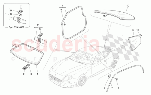 Part Diagram for Maserati 67780100