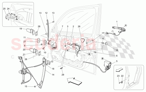 Part Diagram for Maserati 69287600
