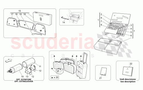 Part Diagram for Maserati 69502300