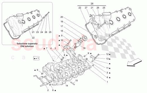 Part Diagram for Maserati 261273