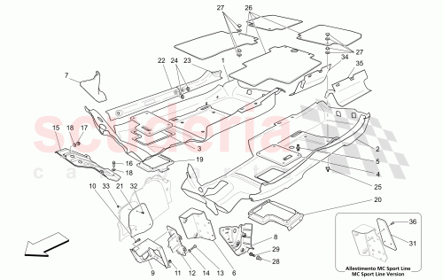 Part Diagram for Maserati 82083922