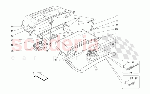 Part Diagram for Maserati 68343801