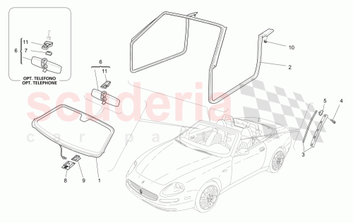 Part Diagram for Maserati 65956100