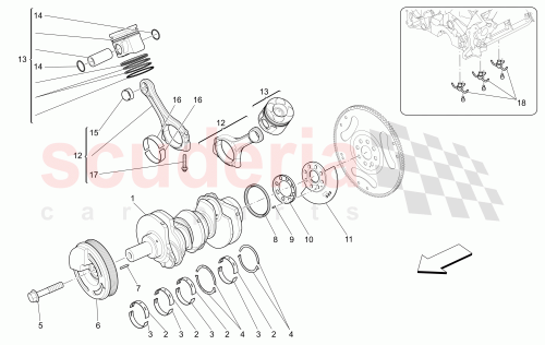 Part Diagram for Maserati 673000954