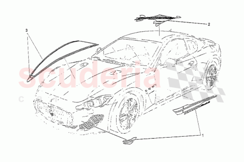 Part Diagram for Maserati 980145376