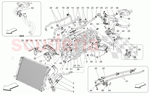 Part Diagram for Maserati 670030325