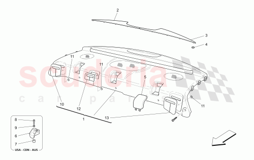 Part Diagram for Maserati 981441008