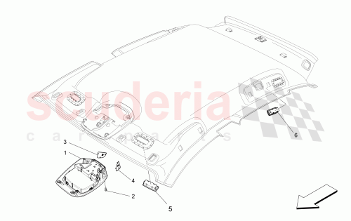 Part Diagram for Maserati 670149531