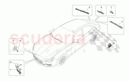 Part Diagram for Maserati 670030864