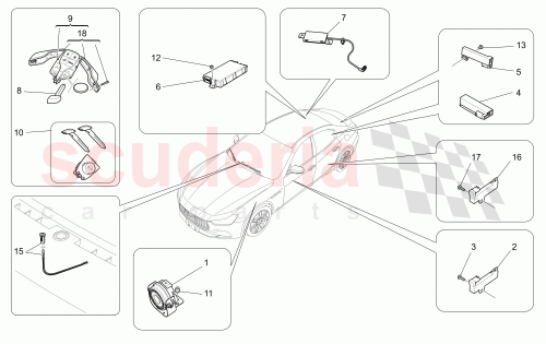 Part Diagram for Maserati 670034855