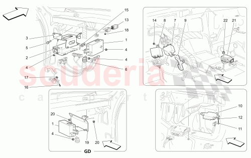 Part Diagram for Maserati 224420