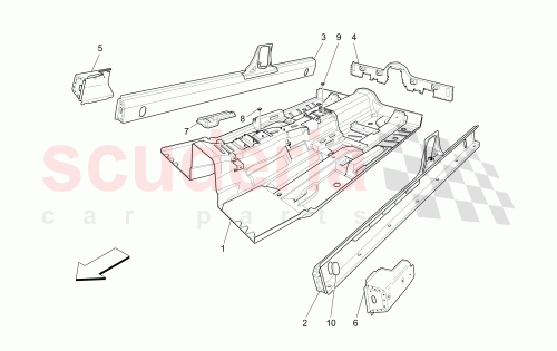Part Diagram for Maserati 67984800