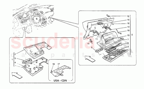 Part Diagram for Maserati 80899500