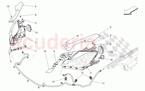 Part Diagram for Maserati 670006382