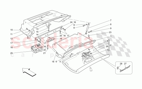 Part Diagram for Maserati 68346600