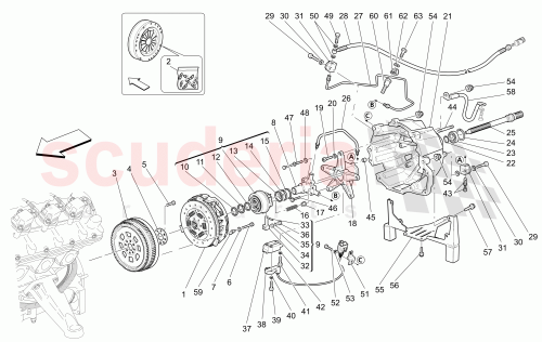 Part Diagram for Maserati 187734