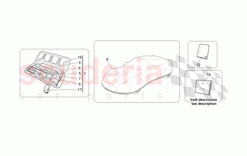 Part Diagram for Maserati 89306200