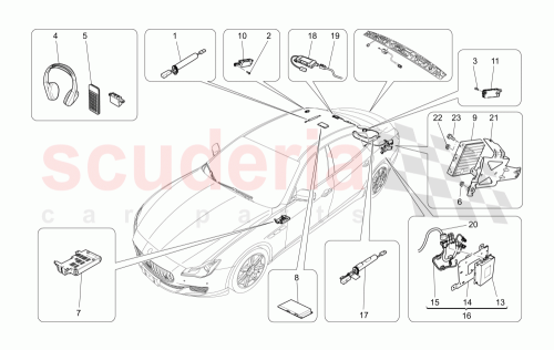 Part Diagram for Maserati 670005317
