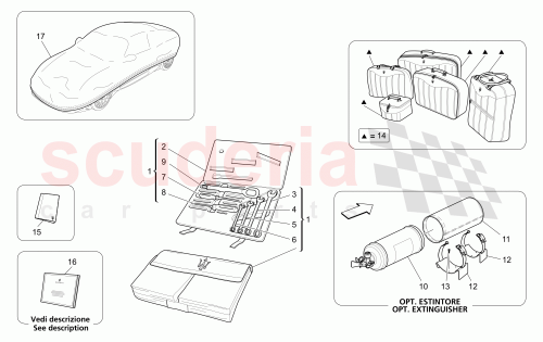 Part Diagram for Maserati 388100099