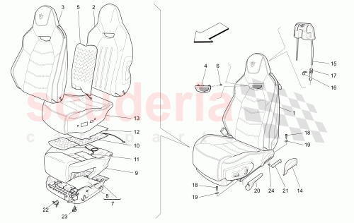 Part Diagram for Maserati 980145472