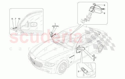 Part Diagram for Maserati 67067800